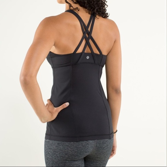 lululemon athletica Tops - Lululemon Energy Tank Black 12